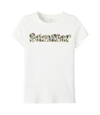 Name it Name it Meisjes Tshirt Femelina Bright White