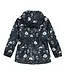 Minymo Meisjes Softshell Jas Gebloemd Blauw (Blue Nights)