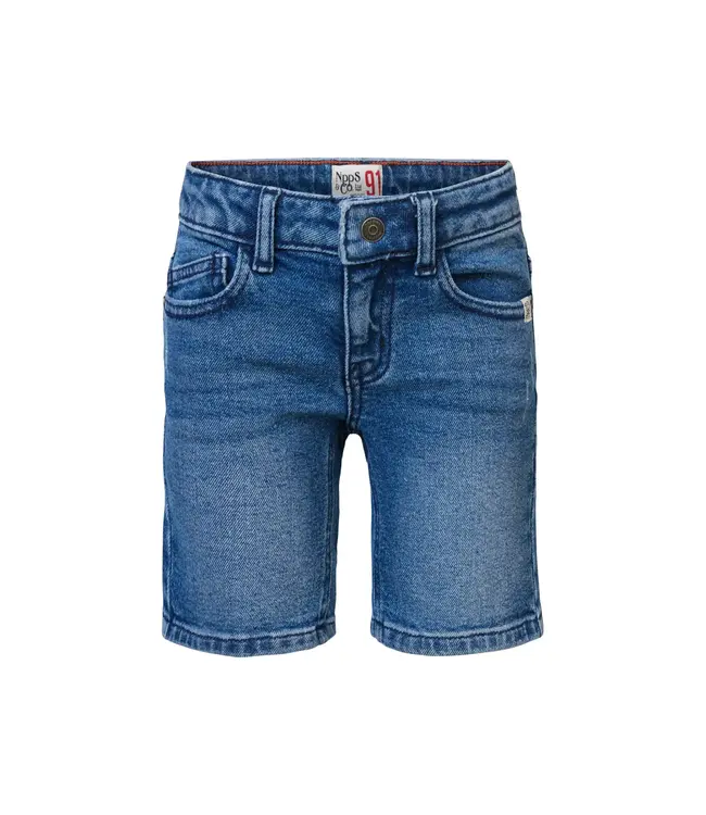 Noppies Jongens Denim Short Med Blue