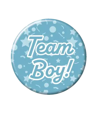 Paper Dreams Paper Dreams  Badge Gender Reveal Team Boy