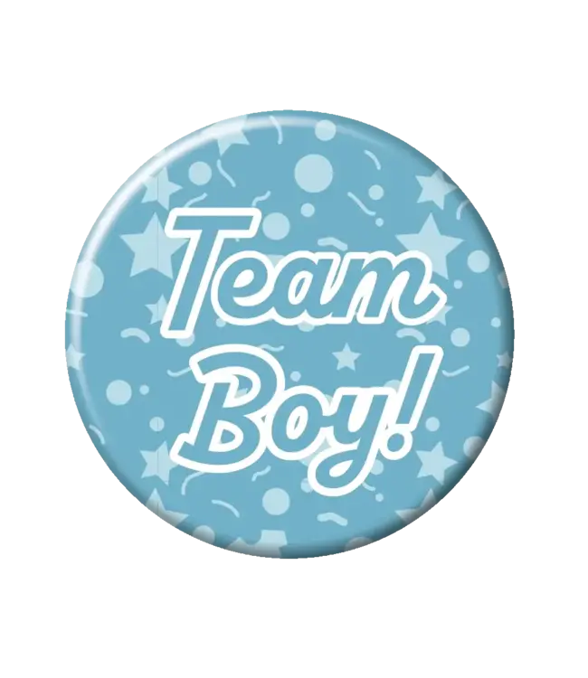 Paper Dreams  Badge Gender Reveal Team Boy