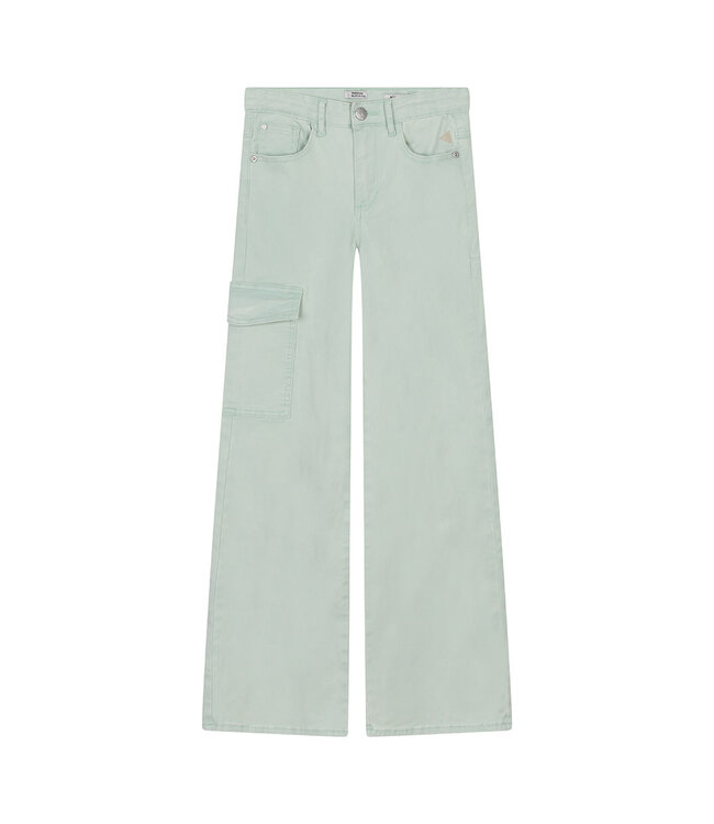 Indian Bluejeans Meisjesbroek Joy Worker Pastel green