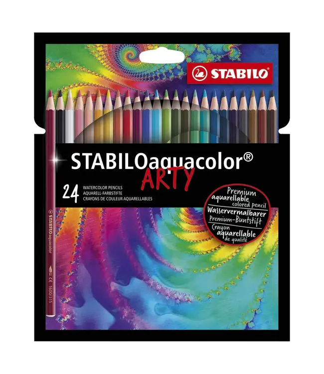 Stabilo Aquacolor Kleurpotloden ARTY, 24st
