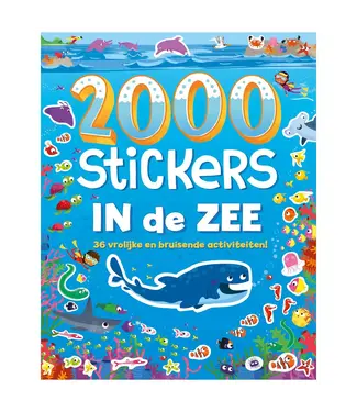 Rebo Publishers Rebo publishers Stickerboek In de Zee, 2000 stickers