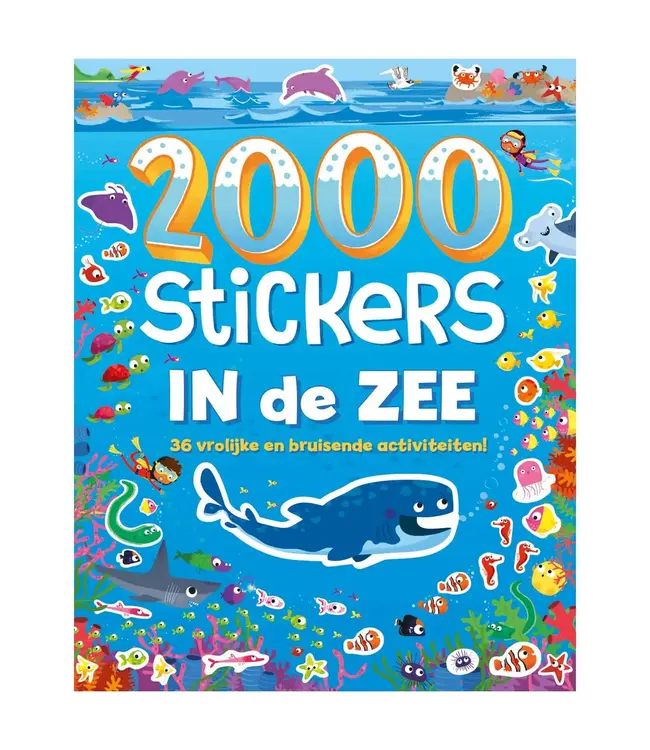 Rebo publishers Stickerboek In de Zee, 2000 stickers