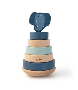 Trixie Trixie Houten Stapeltoren - Mr. Elephant, 7dlg