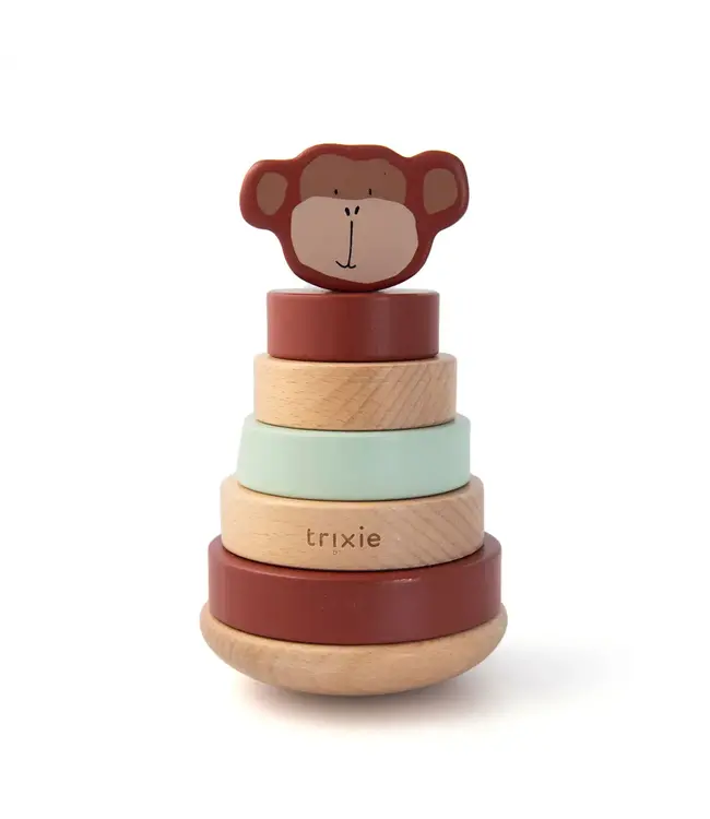 Trixie Houten Stapeltoren - Mr. Monkey, 7dlg