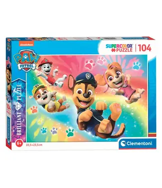 Clementoni Clementoni Brilliant Legpuzzel Paw Patrol, 104st