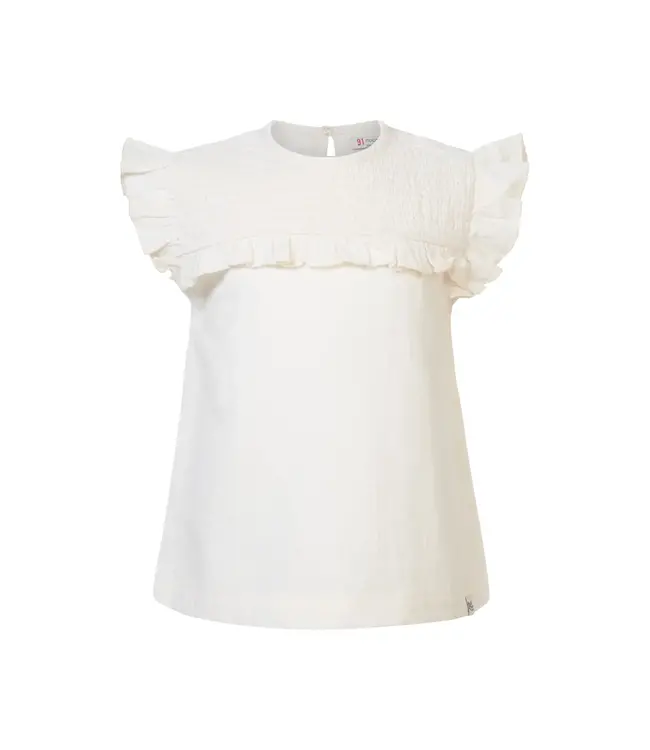 Noppies Meisjes Shortsleeve Elliots Whisper White