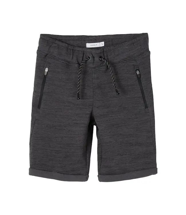 Name-it Jongens Sweat Short Scott Asphalt