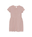 En fant Meisjes Shortsleeve Kleedje Pointelle Misty Rose