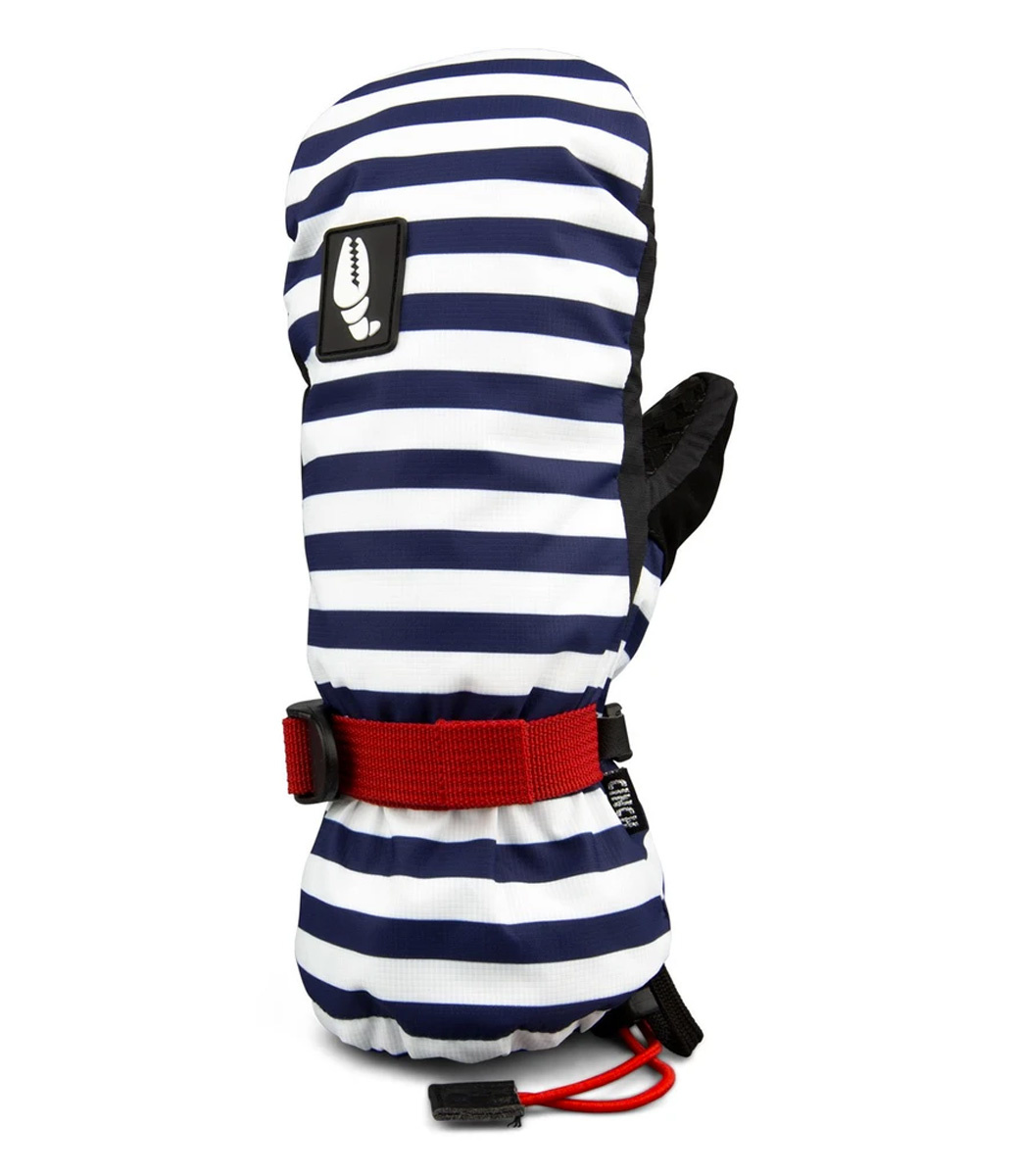 Womens Cinch Navy Stripe Snowboard Mitt