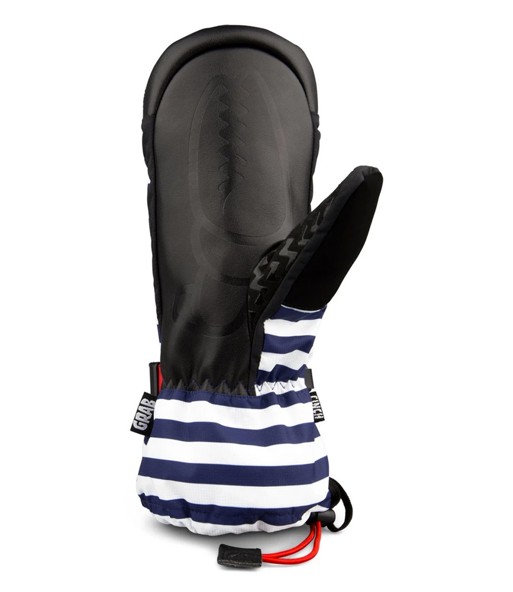 Womens Cinch Navy Stripe Snowboard Mitt