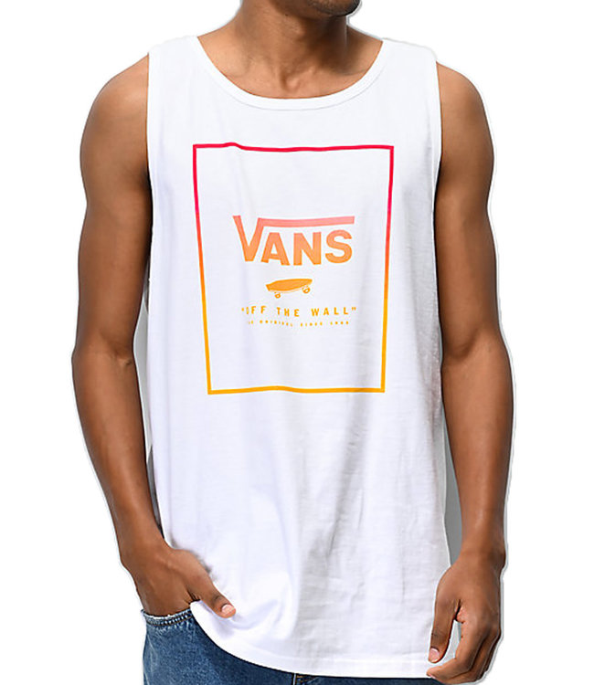 vans print box tank