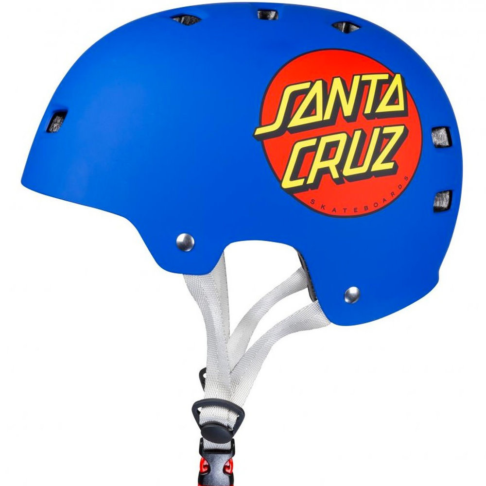 Bullet x Santa Cruz Classic Dot Helm Matt Blue