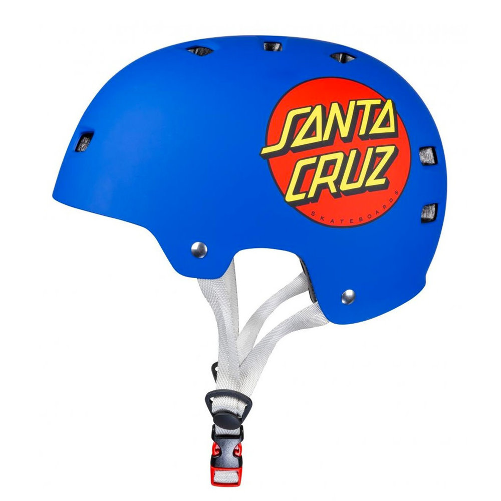 Bullet x Santa Cruz Classic Dot Helm Matt Blue West Site