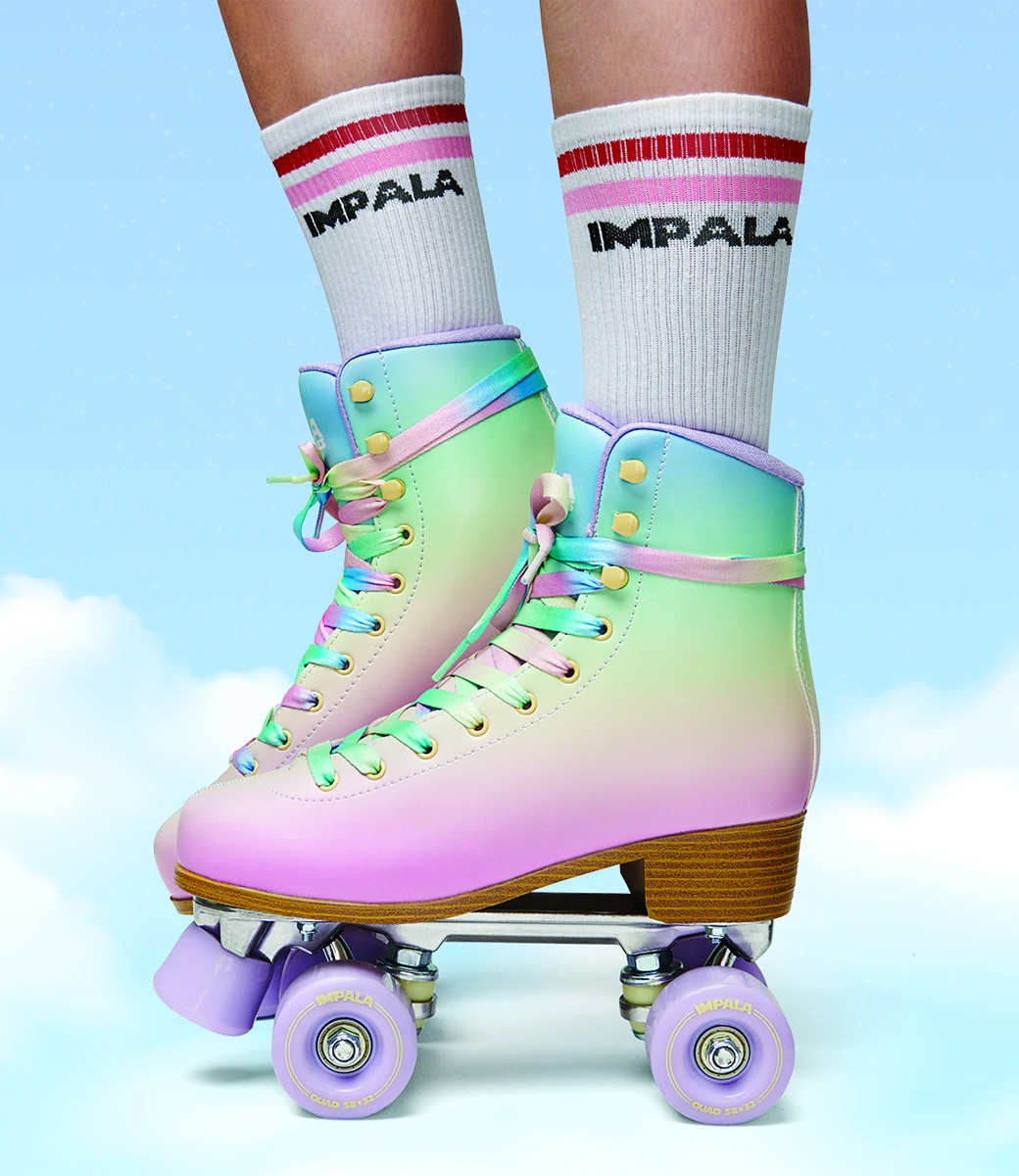 Quad Rollerskate Pastel Fade