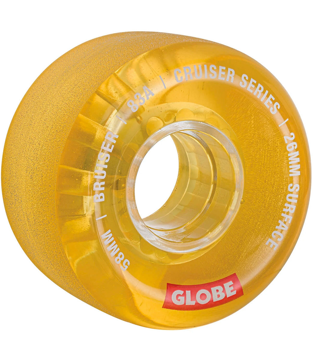 Bruiser Wheels 58mm 83A Clear Honey