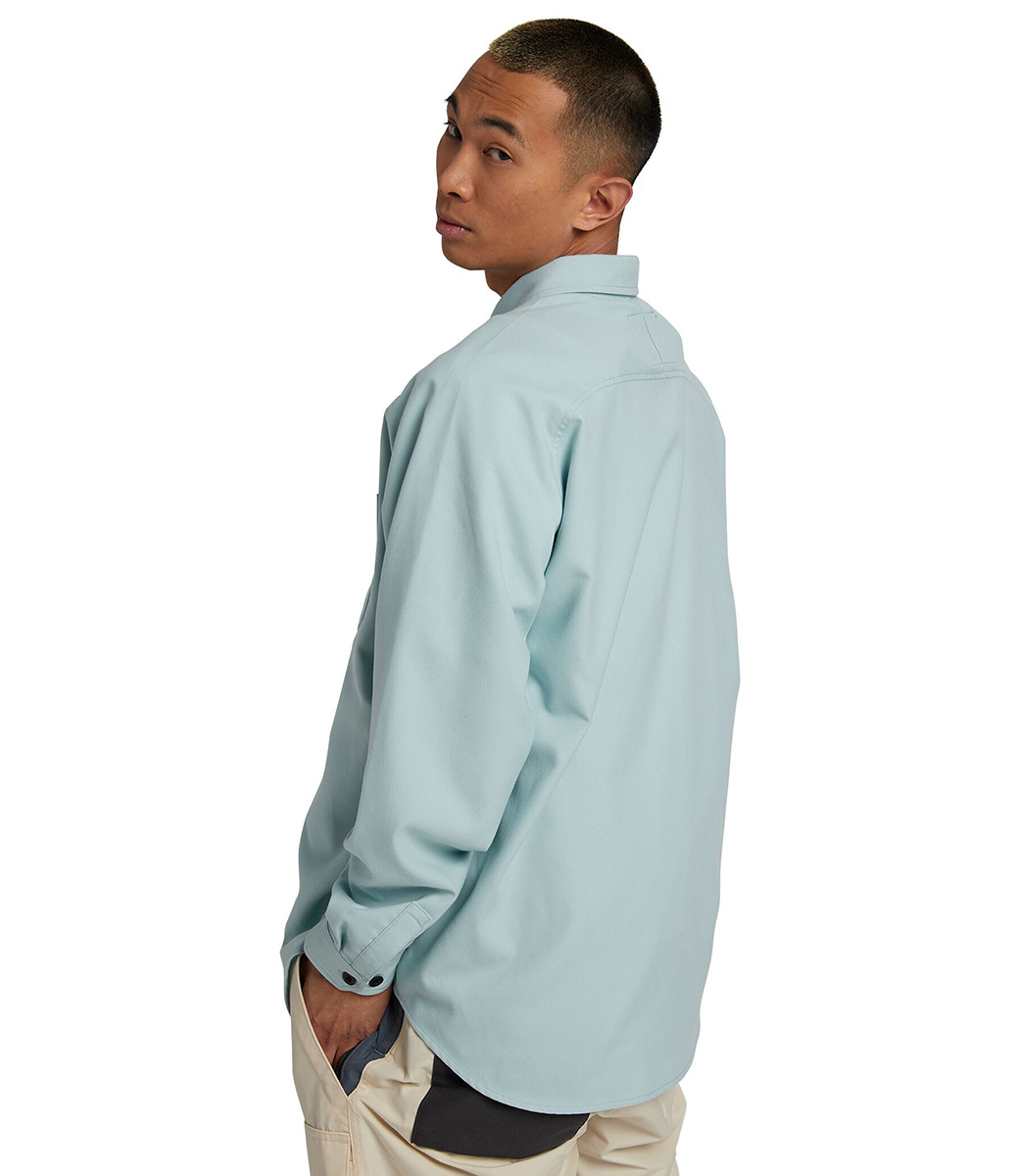 Transmission Flannel Ether Blue Snowboard Shirt