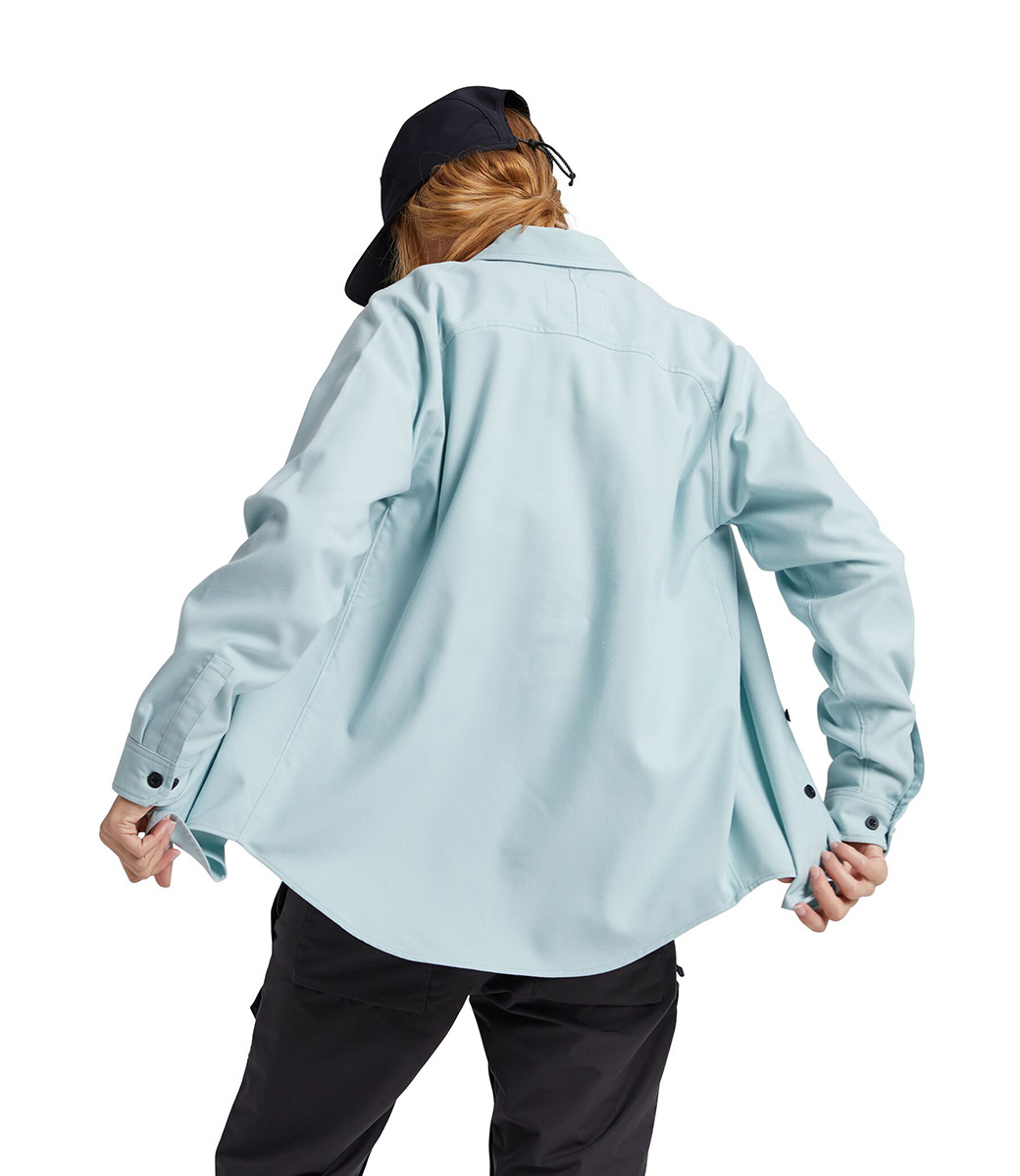 Transmission Flannel Ether Blue Snowboard Shirt