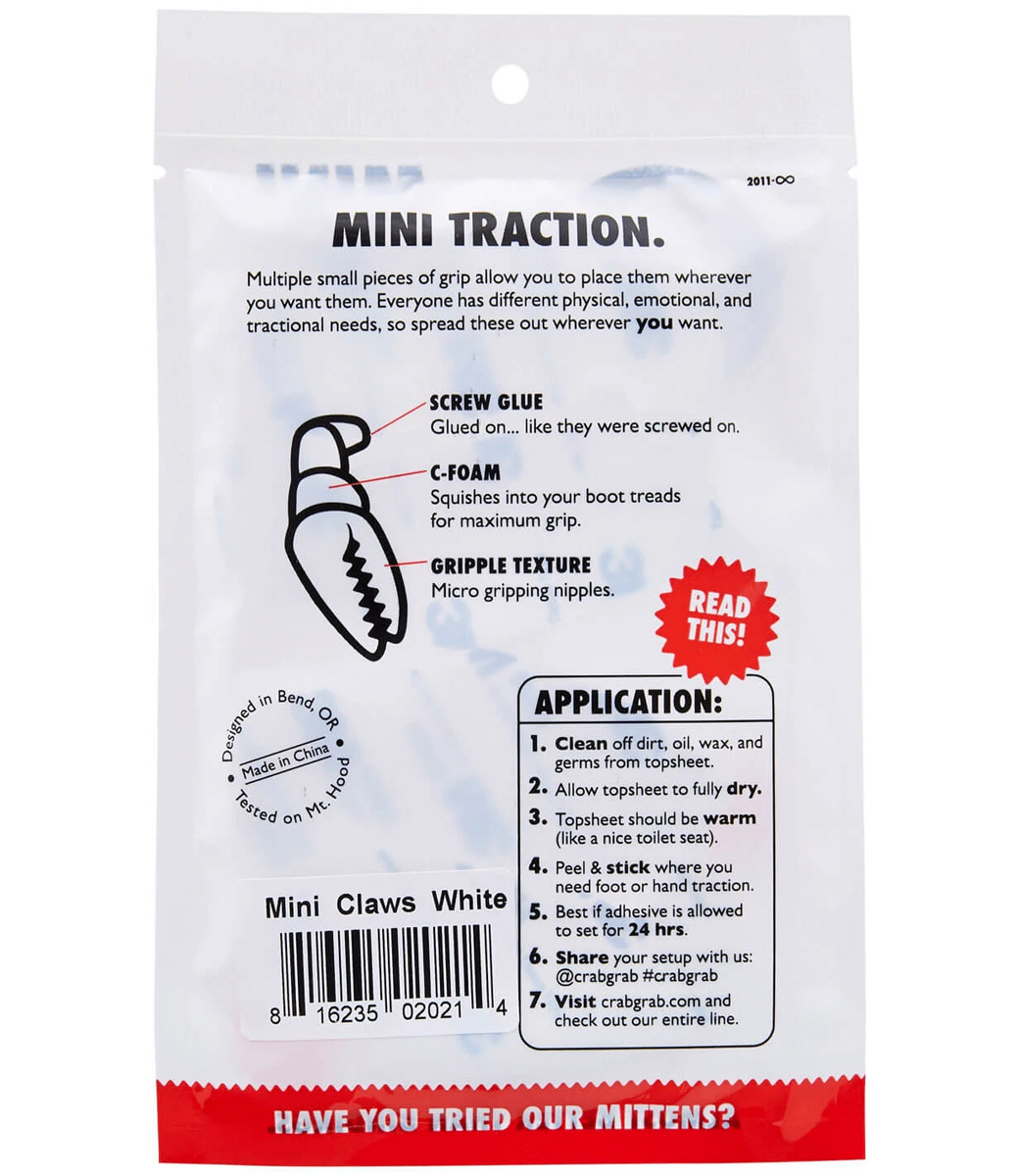 Mini Claws Red Snowboard Traction Pad 2023