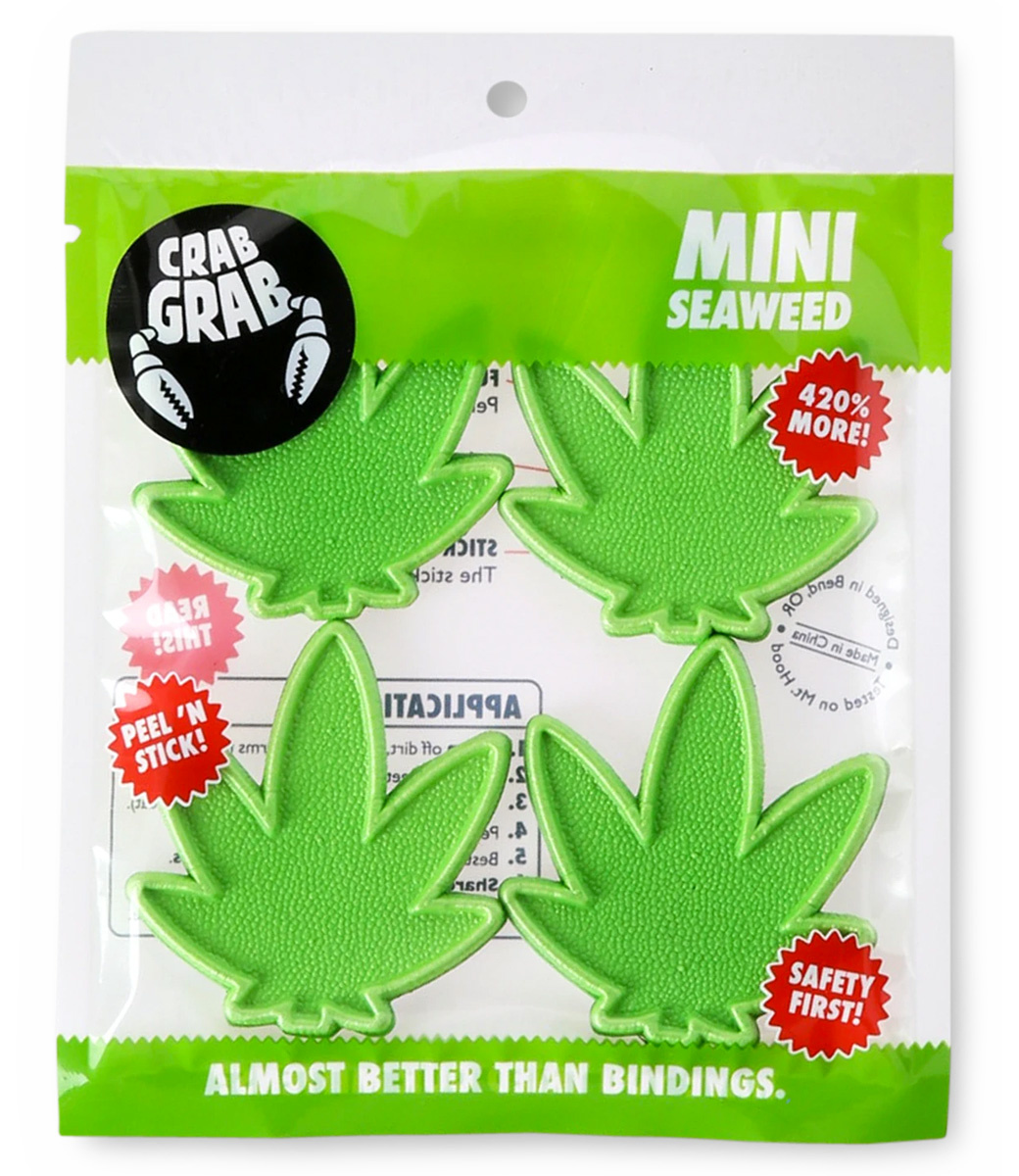 Mini Seaweed Green Snowboard Traction Pads 2023 (4Pack)