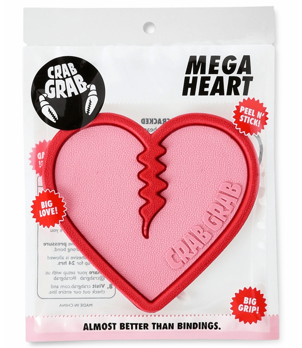 Mega Heart Bubblegum Snowboard Traction Pad 2023