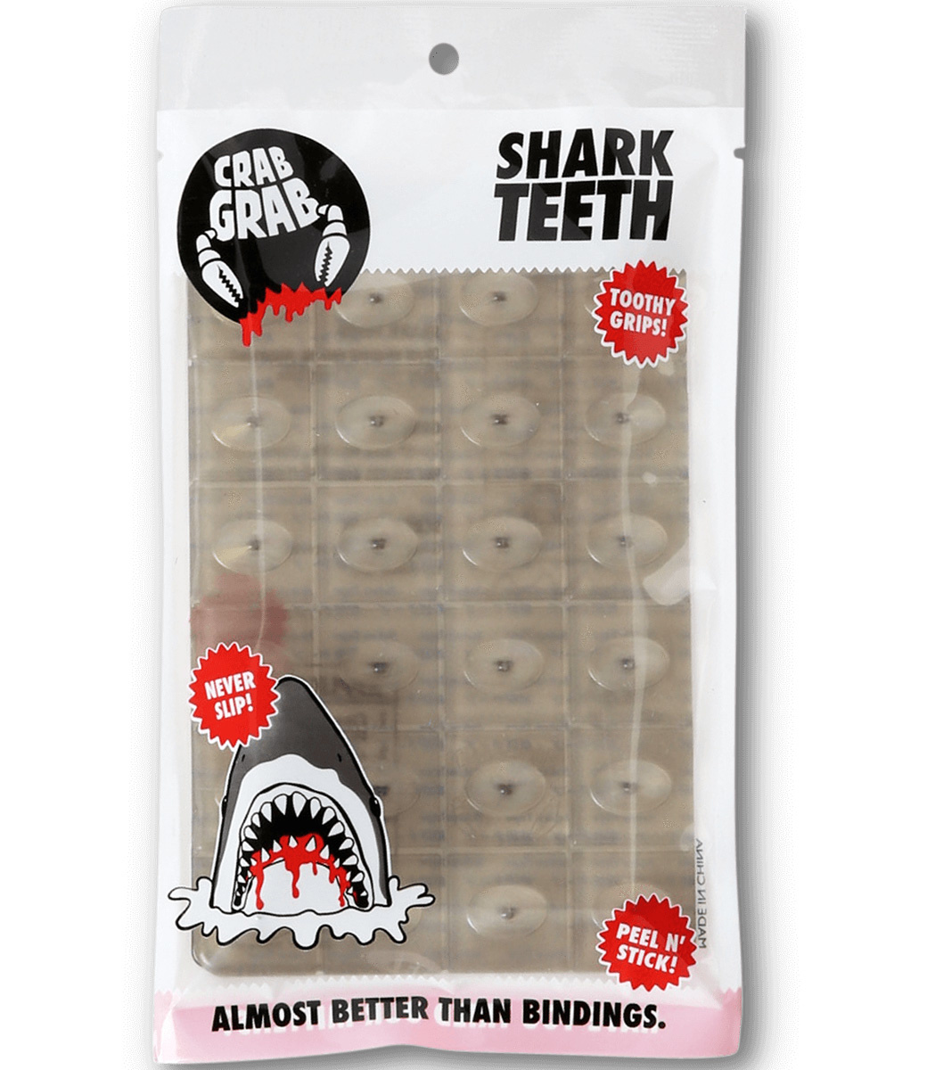 Shark Teeth Clear Snowboard Traction Pad 2023
