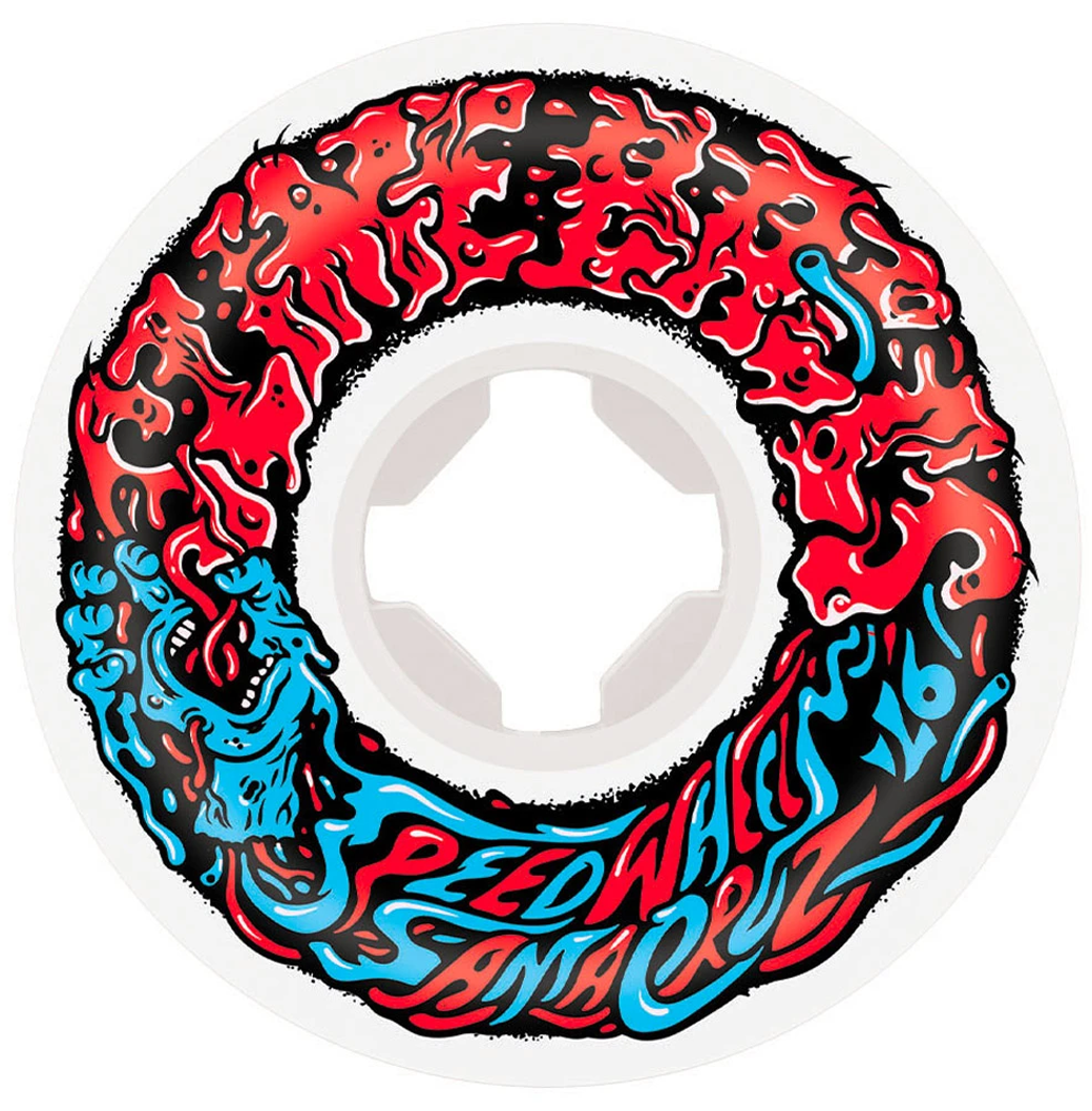 53mm 97A Vomit Mini 2 Slime Balls White Red Blue Wheels