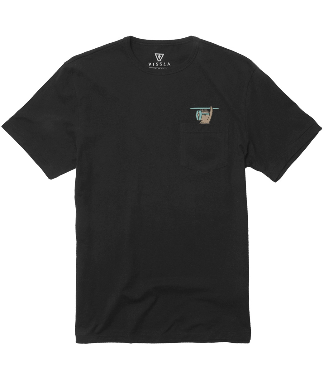 Da Fin Stoked Out Organic Pocket Tee Phantom