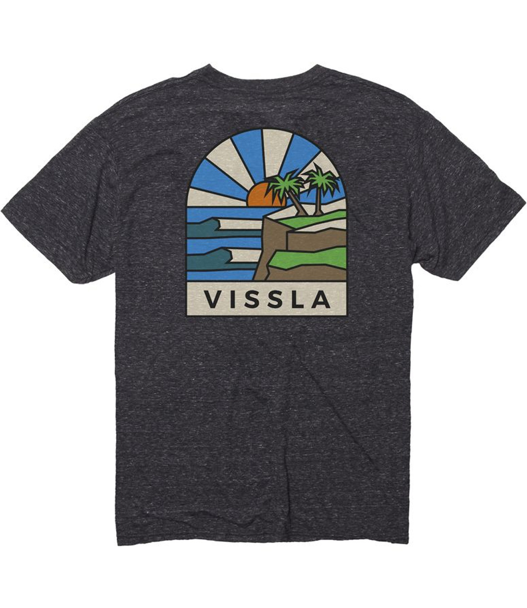 Cliffside Sunrise Tee Black Heather