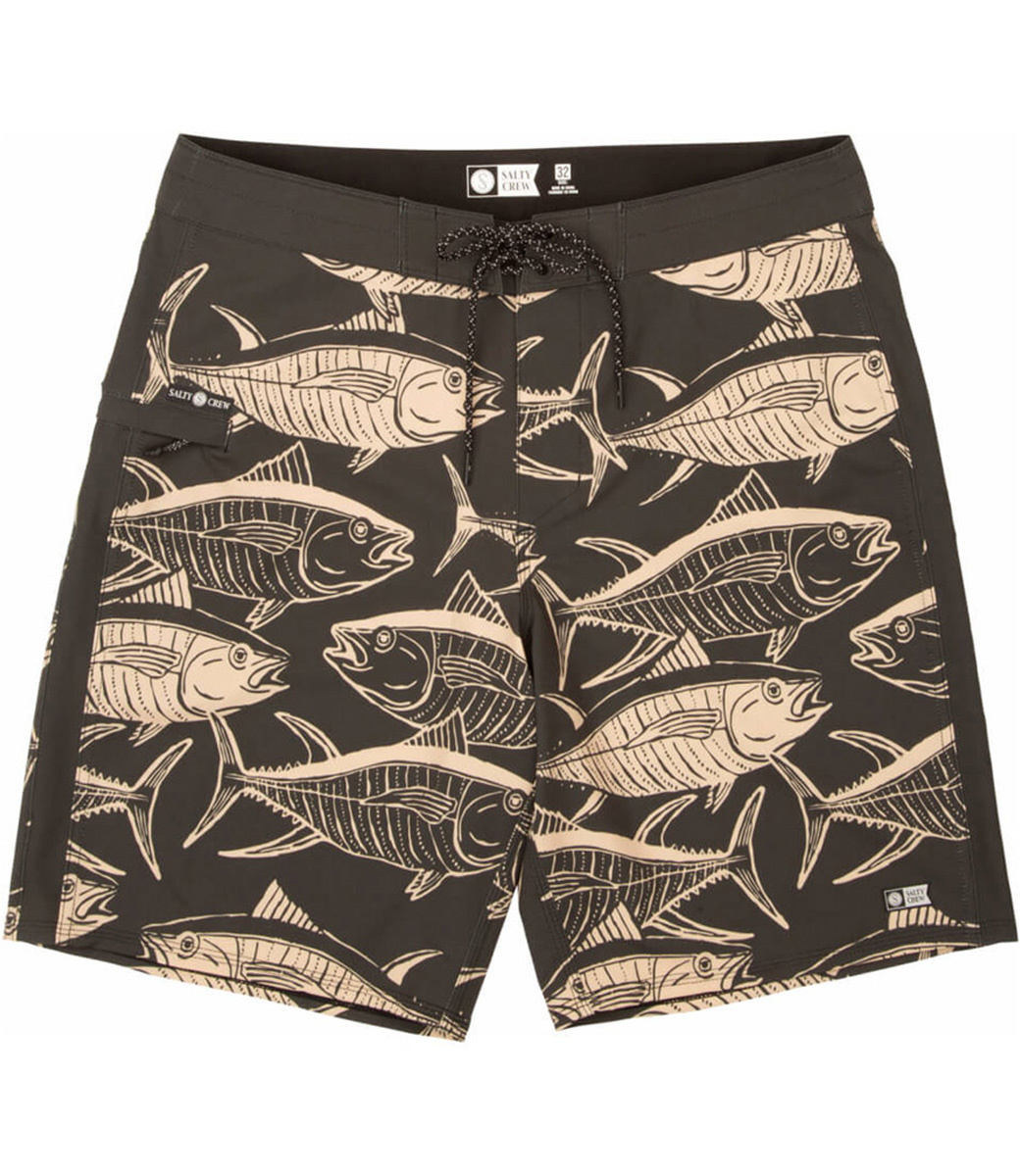 Longline Black Boardshort