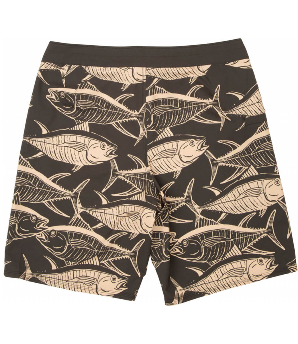Longline Black Boardshort
