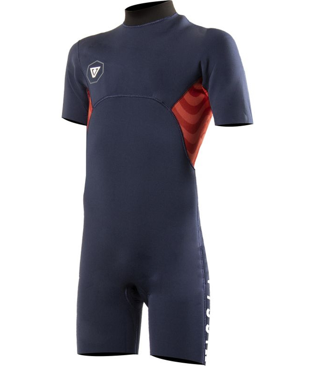 2/2 mm Boys 7 Seas Shredder Navy Back Zip