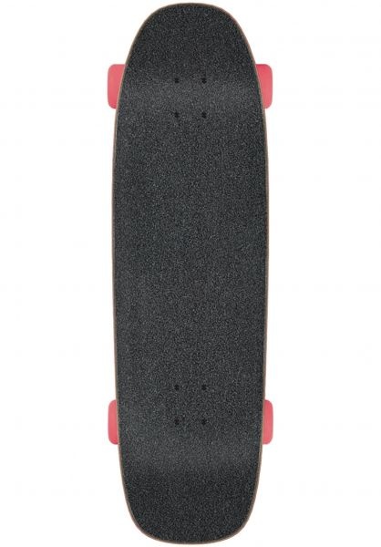 8.4" Floral Stripe Street Skate Pink Complete Cruiser
