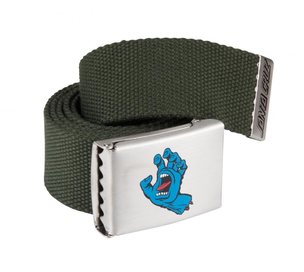 Belt Screaming Hand Mini Dark Olive