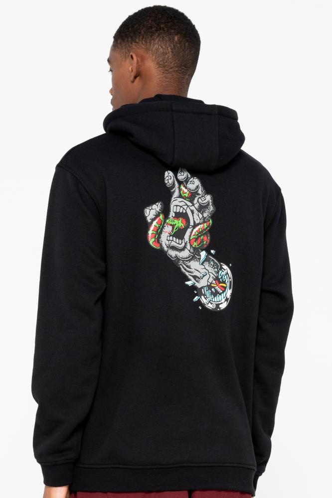 Pool Snakes Hand Black Hoodie