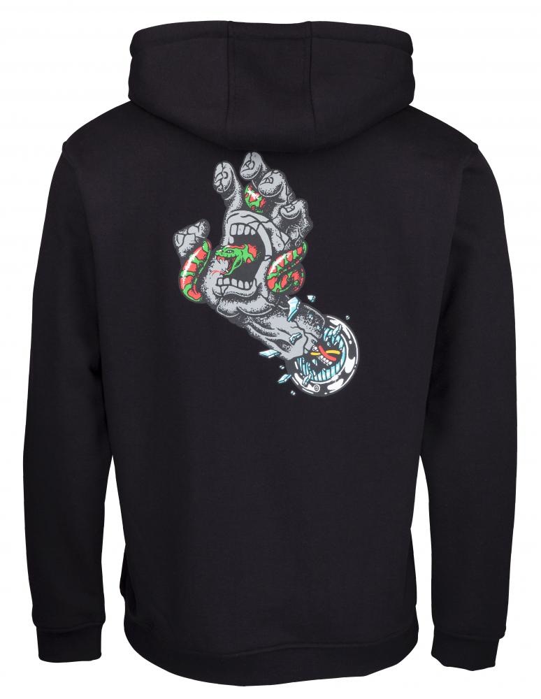 Pool Snakes Hand Black Hoodie