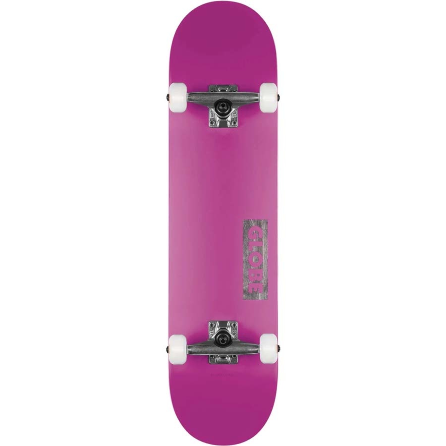 8.25" Goodstock Neon Purple Skateboard Complete