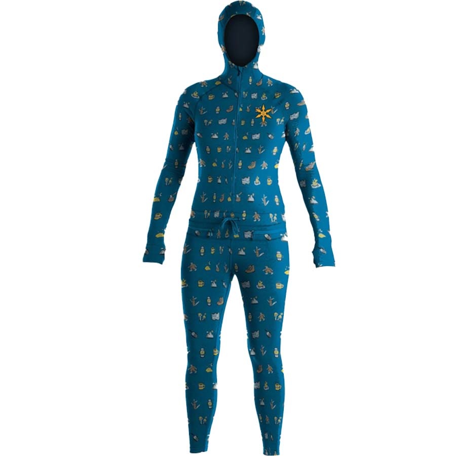 Classic Ninja Suit Teal Camp Print WS