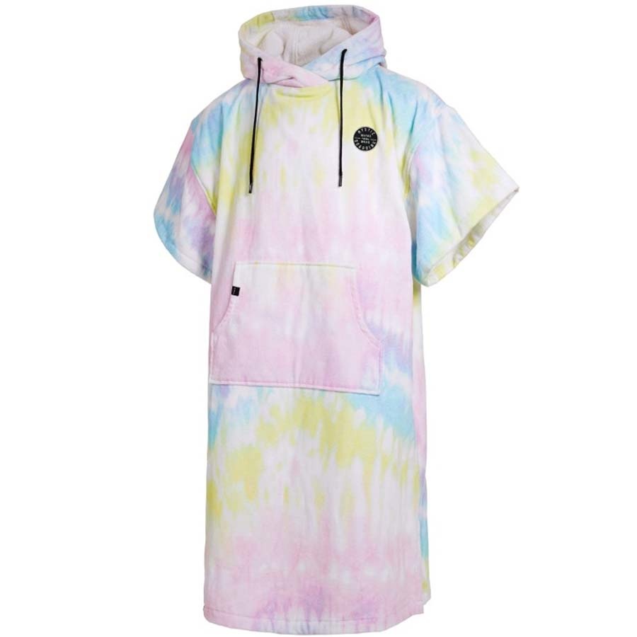 Poncho Velours AOP Rainbow