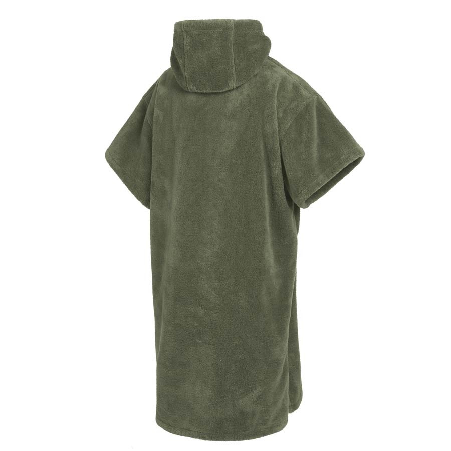 Poncho Teddy Olive Green