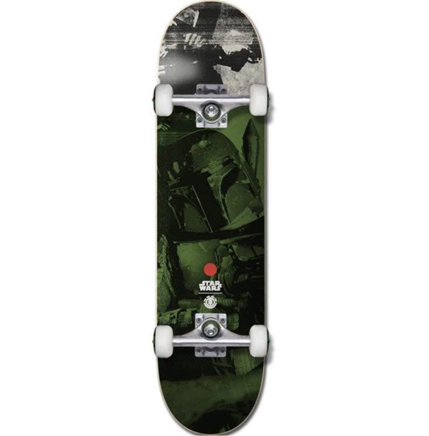 7.75" Star Wars Boba Skateboard Complete