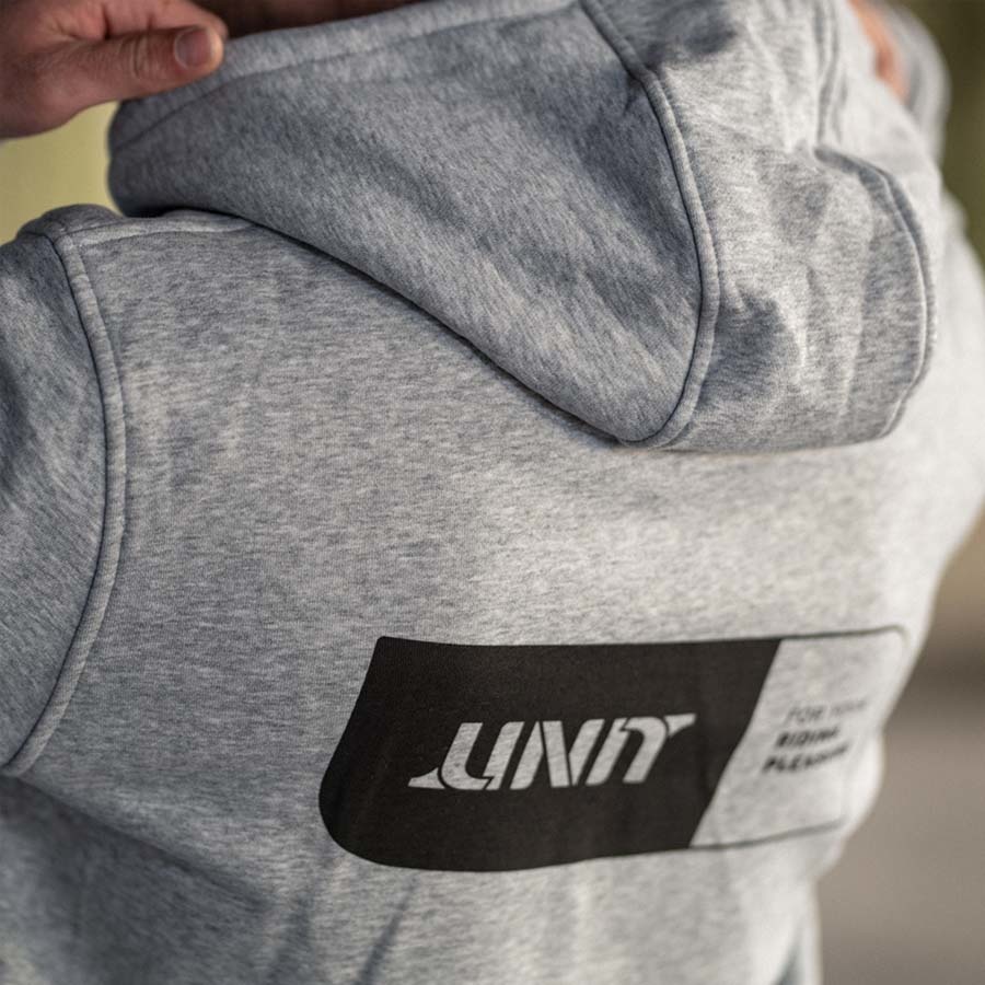 Badge Logo Grey Hoodie
