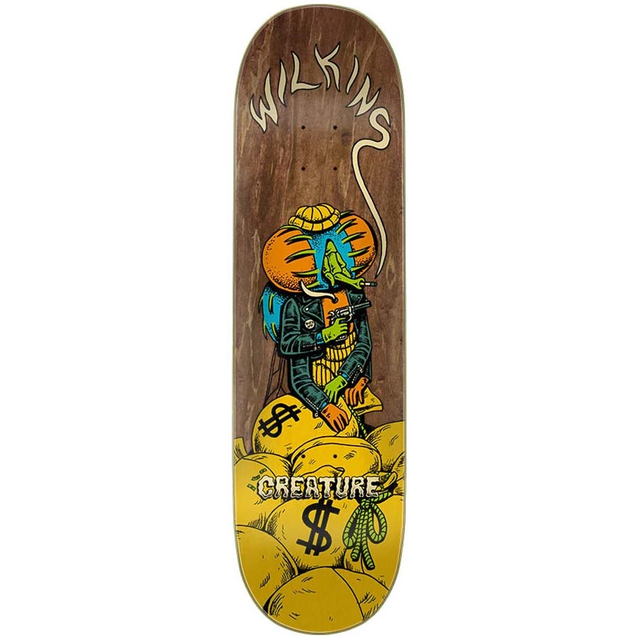 8.8" Wilkins Heist Brown Skateboard Deck