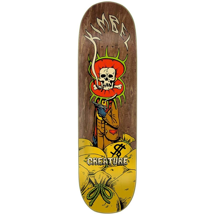 9" Kimbel Heist Brown Creature Skateboard Deck