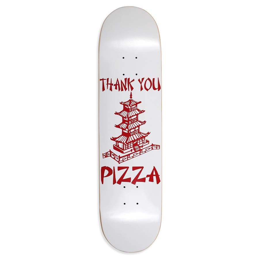 8.125" Thank You White Skateboard Deck 2022