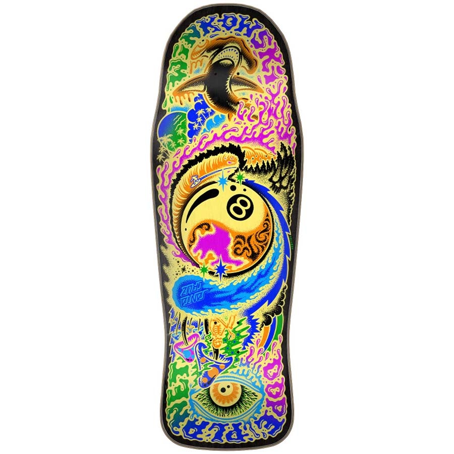 10.5" Winkowski Dope Planet Yellow Blue Purple Skateboard Deck