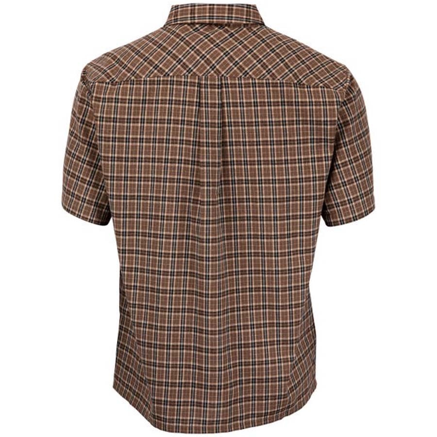 Mini Hand S/S Shirt Brown Check