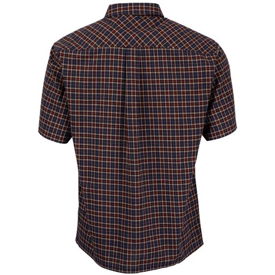 Shirt Mini Hans S/S Blue Check Adult